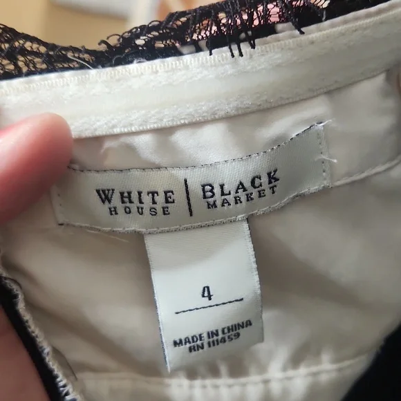 White House Black Market Strapless Dress, Size 4 - Picture 5 of 7